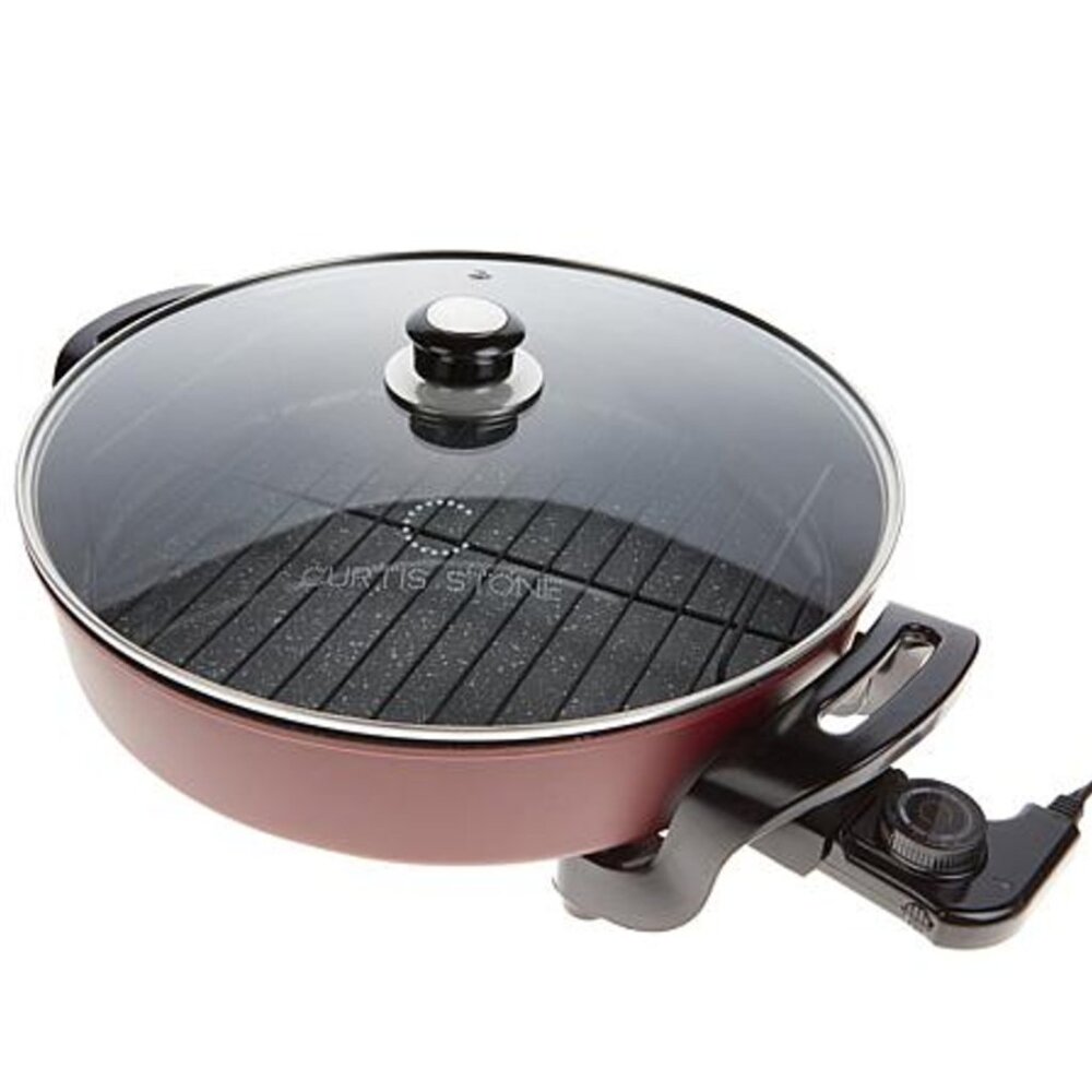 Dura-Pan 14" Electric Skillet with Removable Divider ( new with box)